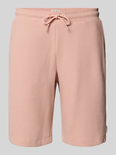 Blend Regular Fit Sweatshorts mit Strukturmuster Modell 'CASPER' Altrosa 2