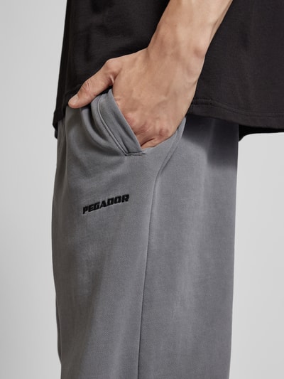 Pegador Sweatpants met labelstitching, model 'HEAVY' Zwart - 3