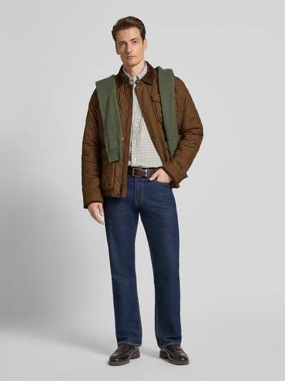 Polo Ralph Lauren Kurtka pikowana z wykładanym kołnierzem model ‘BEATON’ Średniobrązowy 1