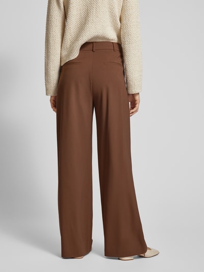 Jake*s Collection Pantalon met persplooi Middenbruin - 5