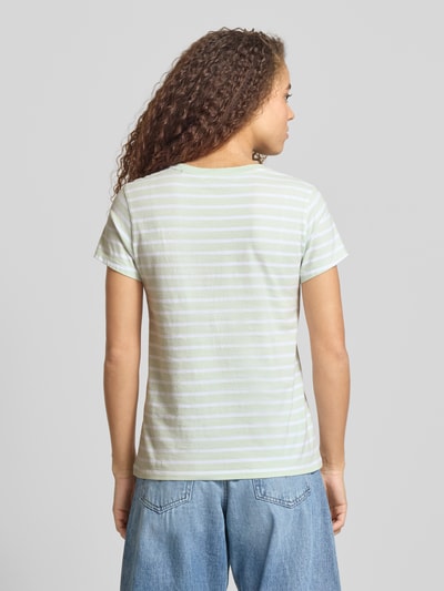 Levi's® Regular Fit T-Shirt aus reiner Baumwolle Modell 'PERFECT TEE' Hellblau 5