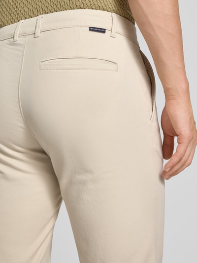 Tom Tailor Szorty chinosy o kroju slim fit z mieszanki bawełny Beżowy 3