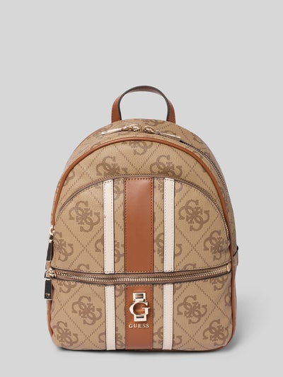 Guess Rucksack im Logo-Design Modell 'ERENIA' Hellbraun 2