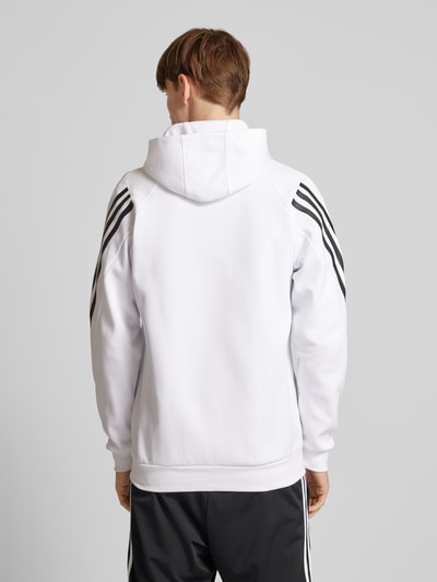 ADIDAS SPORTSWEAR Sweatjacke mit Label-Detail und Reißverschluss Weiss 5