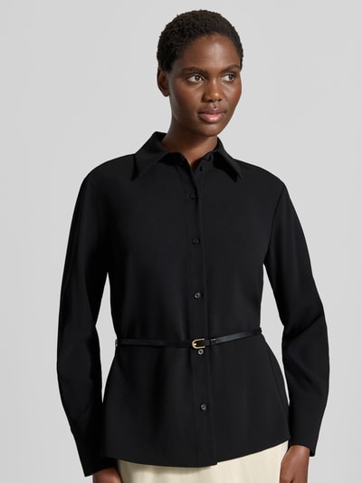 Armani Exchange Hemdbluse mit integriertem Gürtel Black 3