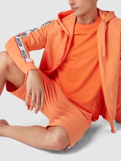 Moschino Swim + Underwear Bluza rozpinana z bocznymi wpuszczanymi kieszeniami Pomarańczowy 3