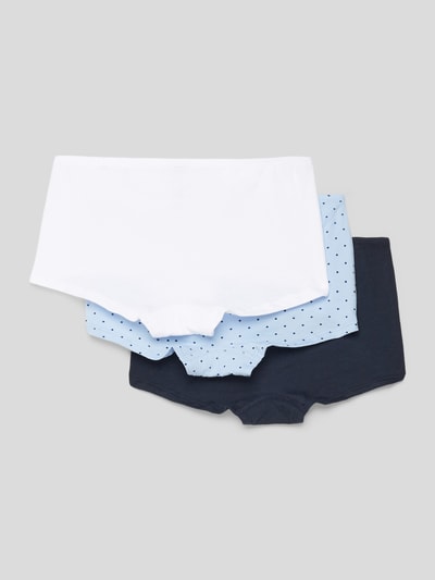 Schiesser Boxershort met all-over motief in een set van 3 stuks Blauw - 3