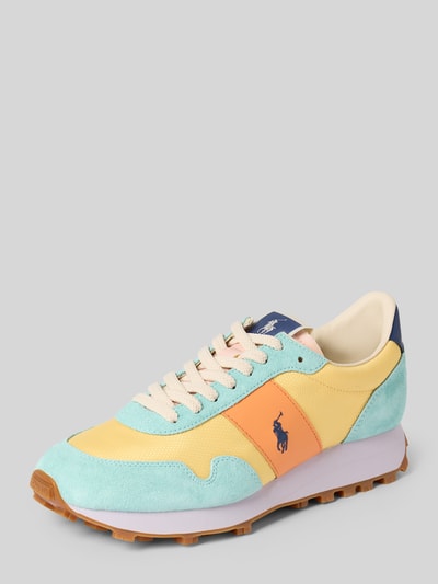 Polo Ralph Lauren Sneaker mit Label-Stitching Helltuerkis 1