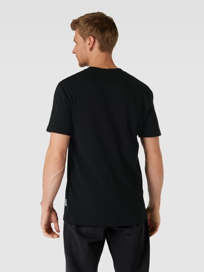 Armedangels T-Shirt in unifarbenem Design Modell 'MAARKOS' Black 5