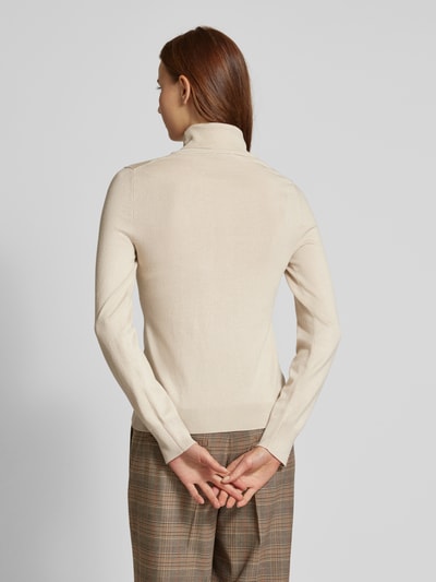 comma Strickpullover mit Rollkragen Beige 5