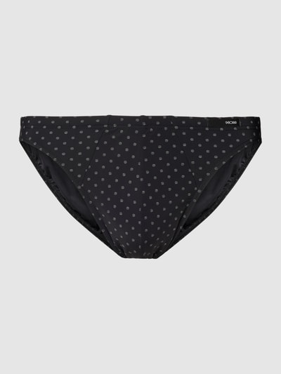 HOM Slip met all-over motief, model 'MAX' Zwart - 1