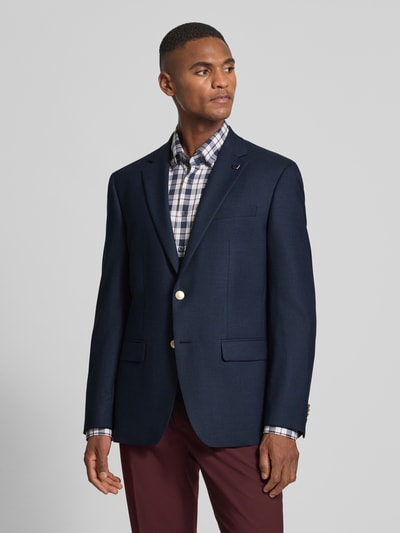 HECHTER PARIS Regular fit colbert met reverskraag Marineblauw - 4