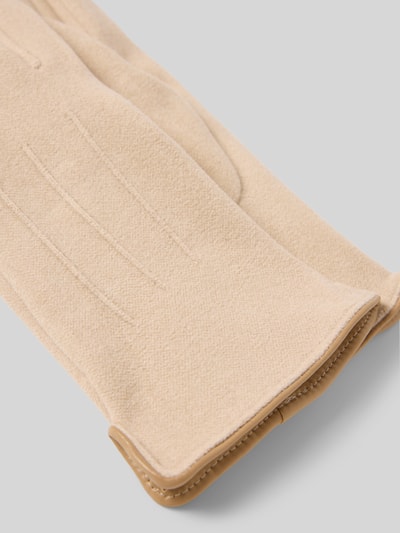 EEM Handschuhe mit Teilungsnähten Beige 2