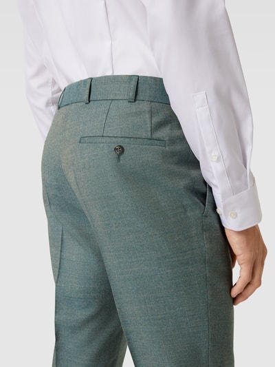 Wilvorst Stoffen broek met persplooien Groen - 3