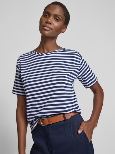 monari T-Shirt mit Brusttasche Marine 3