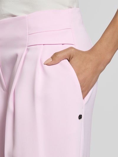 Marc Cain Wide Fit Stoffhose mit Bügelfalten Pink 3