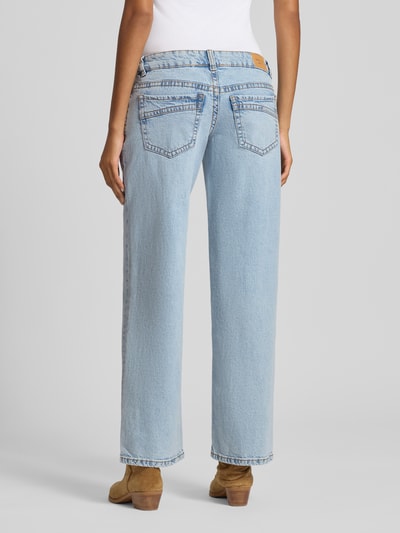 Gina Tricot Ultra low wide leg jeans in 5-pocketmodel Lichtblauw - 5