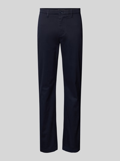 Tommy Hilfiger Chino met achterzakken, model 'DENTON' Marineblauw - 2