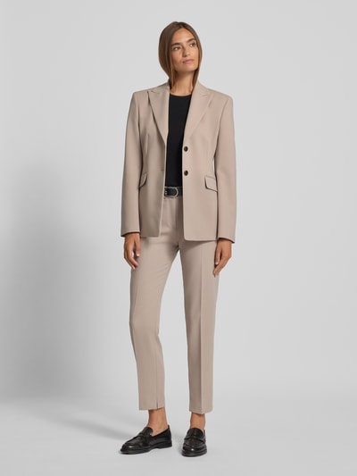 HUGO Regular fit stoffen broek met viscose, model 'HETANA' Zand - 1