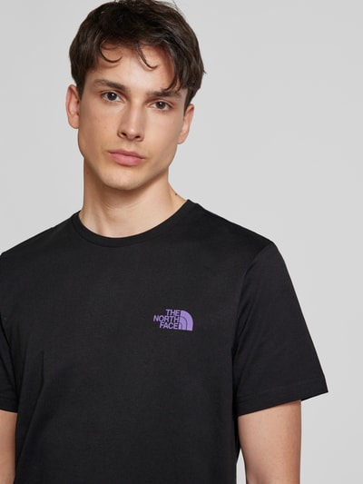 The North Face T-Shirt mit Logo-Print Black 3