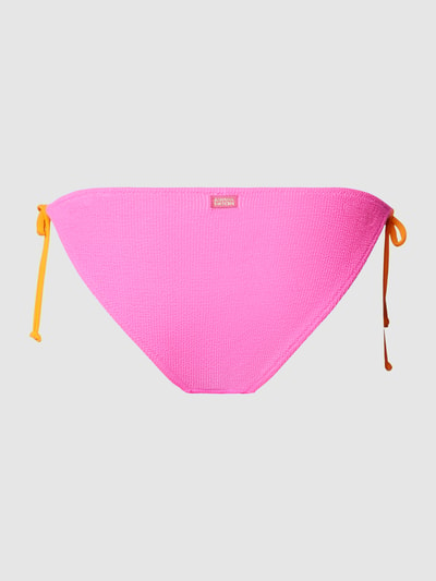 Banana Moon Bikini-Slip mit Label-Patch Pink 3