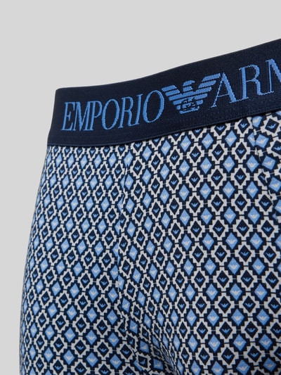 Emporio Armani Boxershort met elastische band met logo Bleu - 2