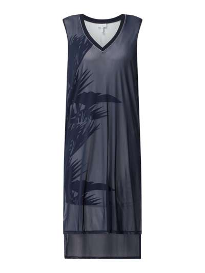 Sportalm Vokuhila Kleid mit Print  Dunkelblau 2