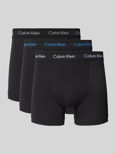 Calvin Klein Underwear Trunks mit elastischem Bund im 3er-Pack Black 1