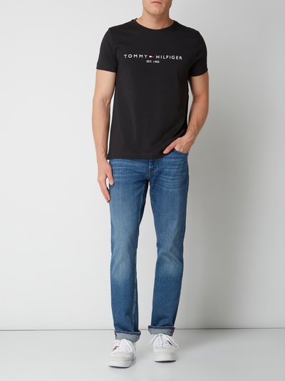 Tommy Hilfiger T-Shirt z bawełny organicznej Czarny 1