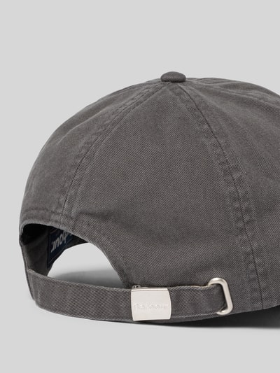 Barbour Basecap aus reiner Baumwolle Modell 'CASCADE' Hellgrau 3