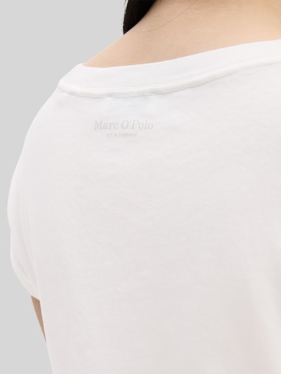 Marc O'Polo Regular Fit T-Shirt aus reiner Baumwolle Weiss 3