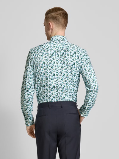 Jake*s Slim Fit Business-Hemd mit Kentkragen Blau 5