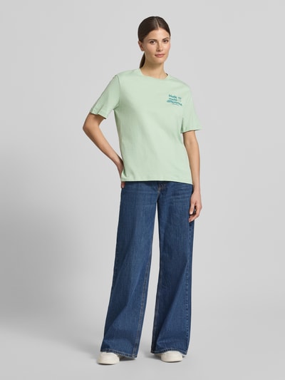 ARMEDANGELS regular fit T-shirt van pure biologisch katoen model 'LUALAA' Mintgroen - 1