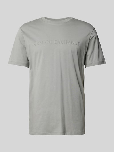 ARMANI EXCHANGE T-Shirt mit Label-Print Stein 2