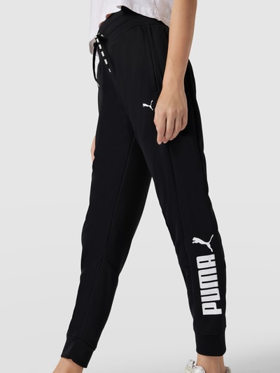 PUMA PERFORMANCE Trackpants mit Label-Print Modell 'Tech' Black 3