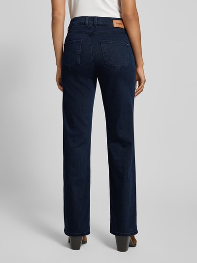 Angels Straight fit jeans in 5-pocketmodel, model 'Lara' Blauw - 5