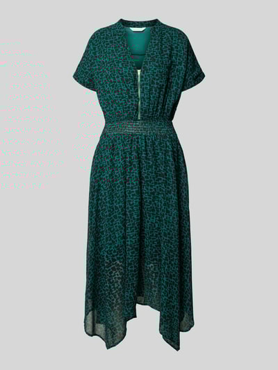 Apricot Midi-jurk met ritssluiting en steekzakken Groen - 2