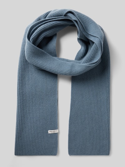 Marc O'Polo Schal aus Woll-Mix Hellblau Melange 1