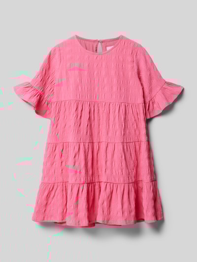 DANAMADE Kleid mit Rundhalsausschnitt Pink 1