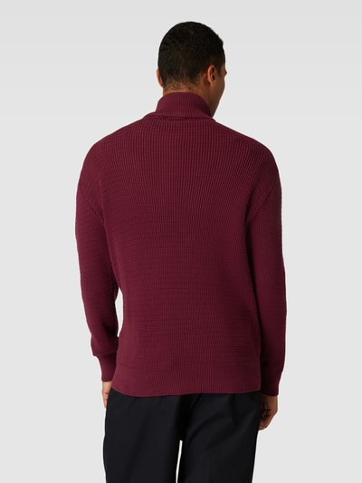 Esprit Collection Strickpullover mit Troyer-Kragen Rot 5