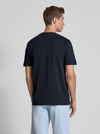 Tommy Hilfiger Regular Fit T-Shirt aus reiner Baumwolle Marine 5