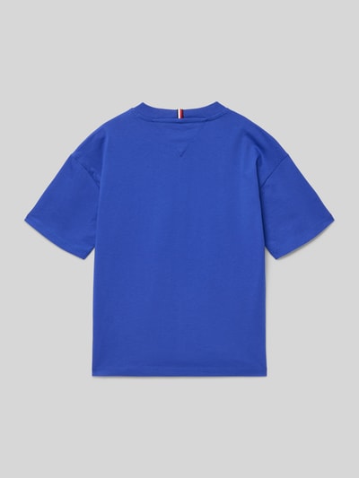 Tommy Hilfiger Teens Regular fit T-shirt van puur katoen  Koningsblauw - 3