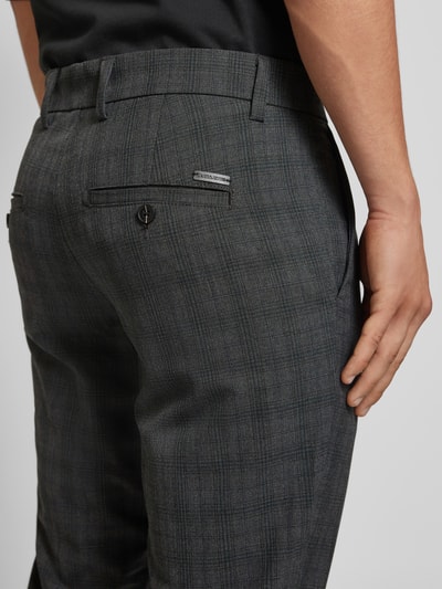 Jack & Jones Slim fit stoffen broek met achterzakken, model 'MARCO CONNOR' Antraciet - 3