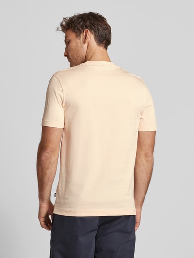 BOSS T-Shirt mit Label-Print Modell 'Thompson' Apricot 5