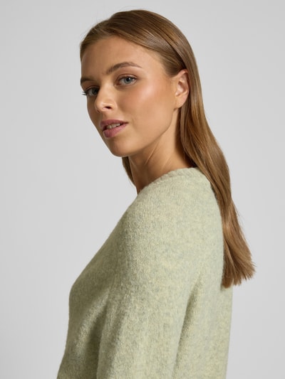 OPUS Strickjacke mit V-Ausschnitt Modell 'Dassi' Mint 3