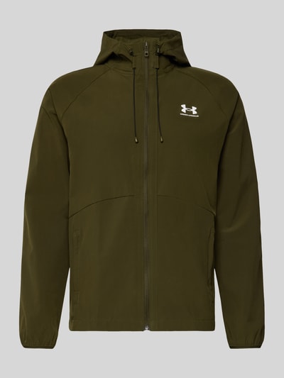 Under Armour Regular fit windbreaker met logoprint Olijfgroen - 2