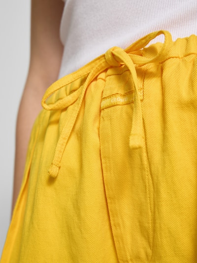 Closed Stoffhose mit Leinen-Anteil DUNKEL GELB 3