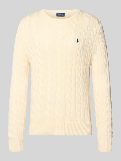 Polo Ralph Lauren Gebreide pullover met labelstitching Offwhite - 2