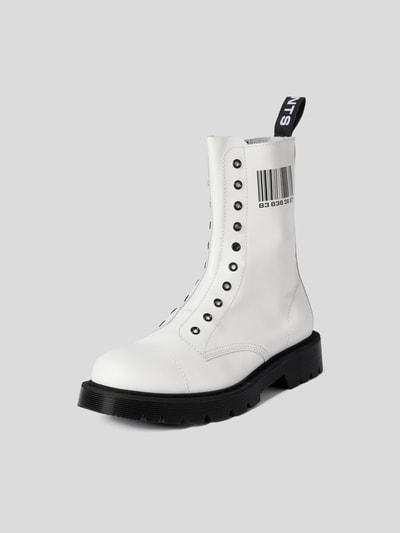 VTMNTS Boots mit Label-Print Weiss 2