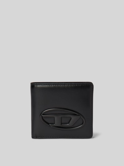 Diesel Portemonnaie mit Label-Detail Black 1